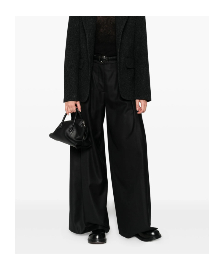 Nine In The Morning Casual Pants With Belt Loops In Black