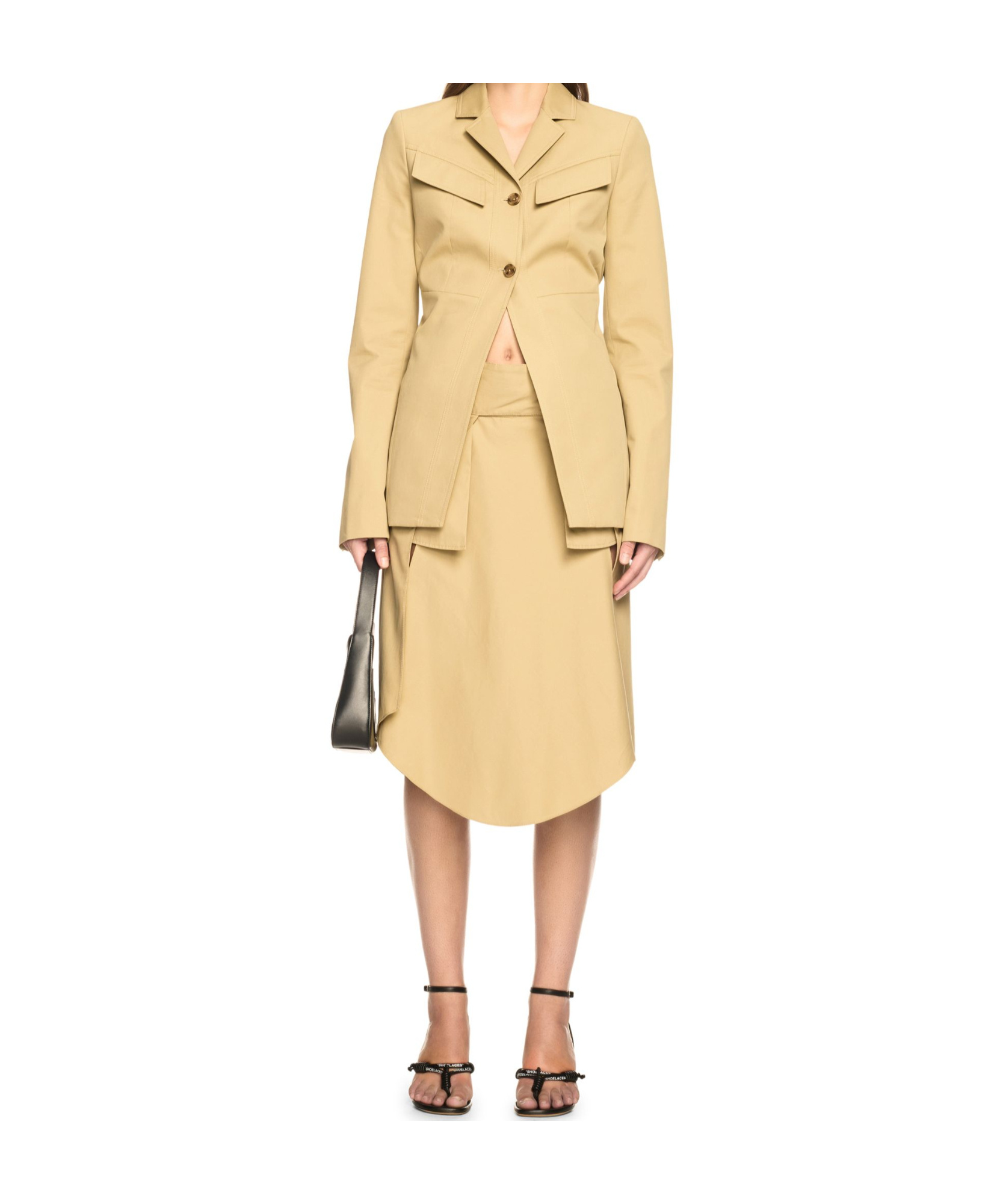 Off-white Off White Jackets In Nude