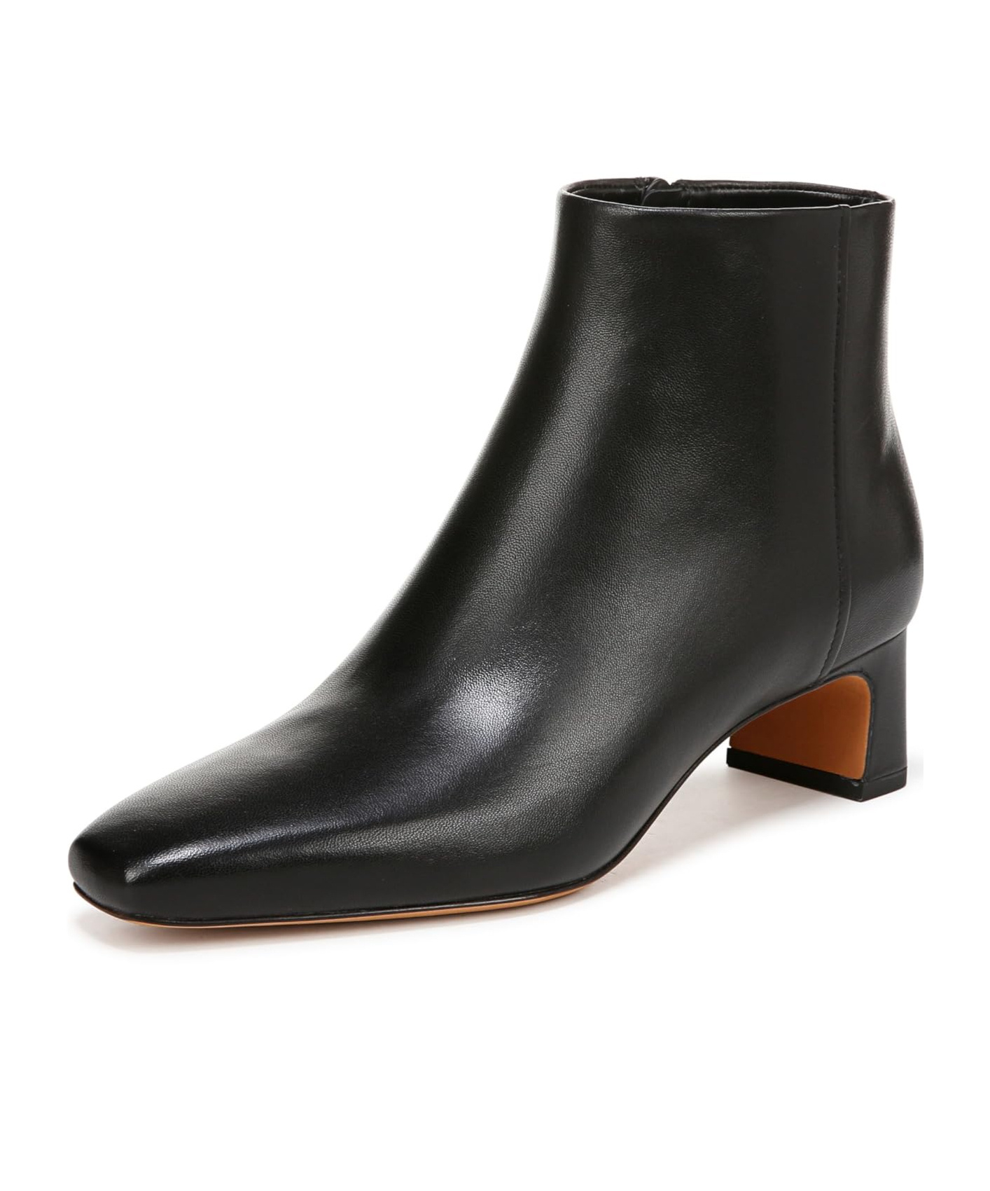 VINCE ZIPPERED SHORT BOOTS