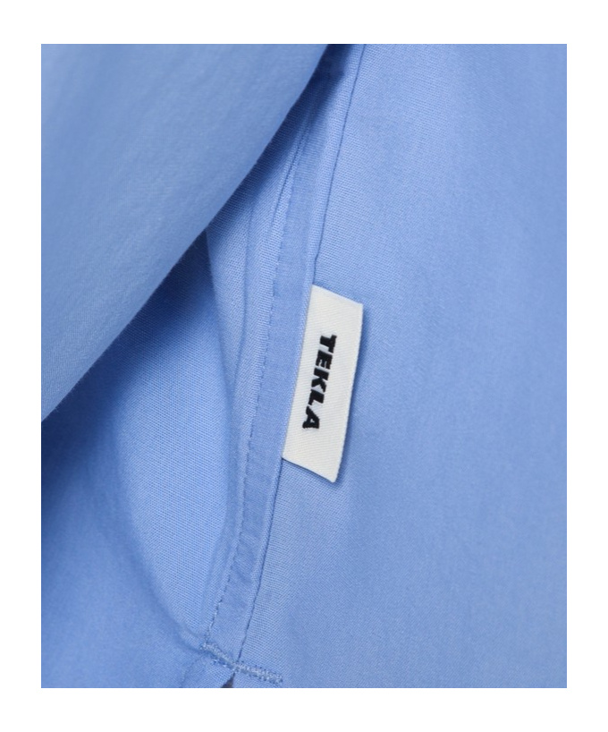 Tekla Cornflower Blue Pyjama Shirt In Blue