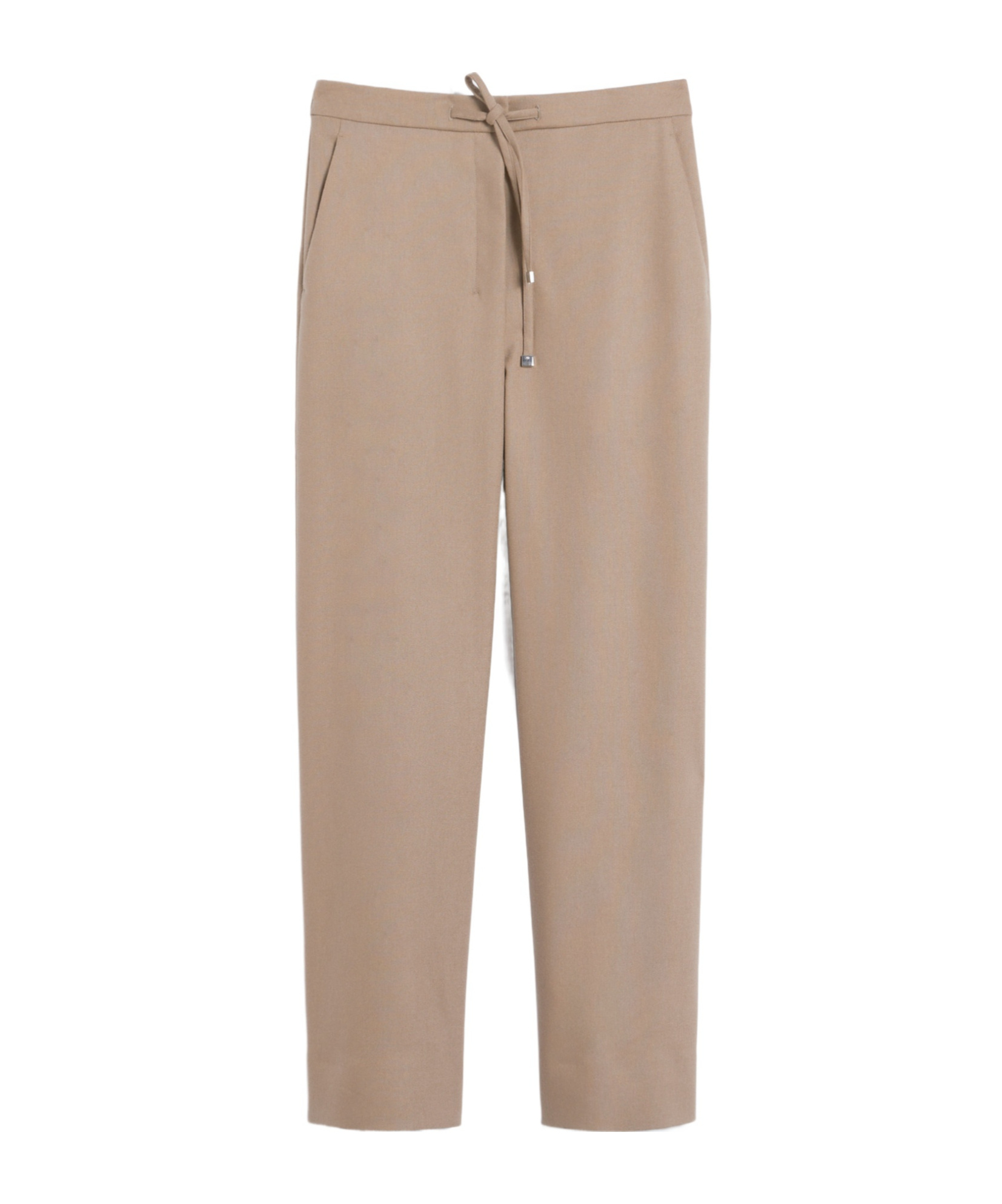 Max Mara Wool Jogging Pants In Brown