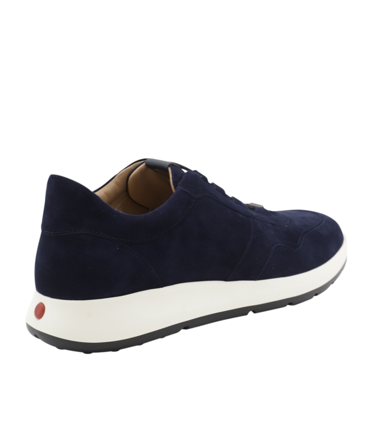 Tod's Low Top Sneakers With Rubber Sole And Suede Finish In Blue