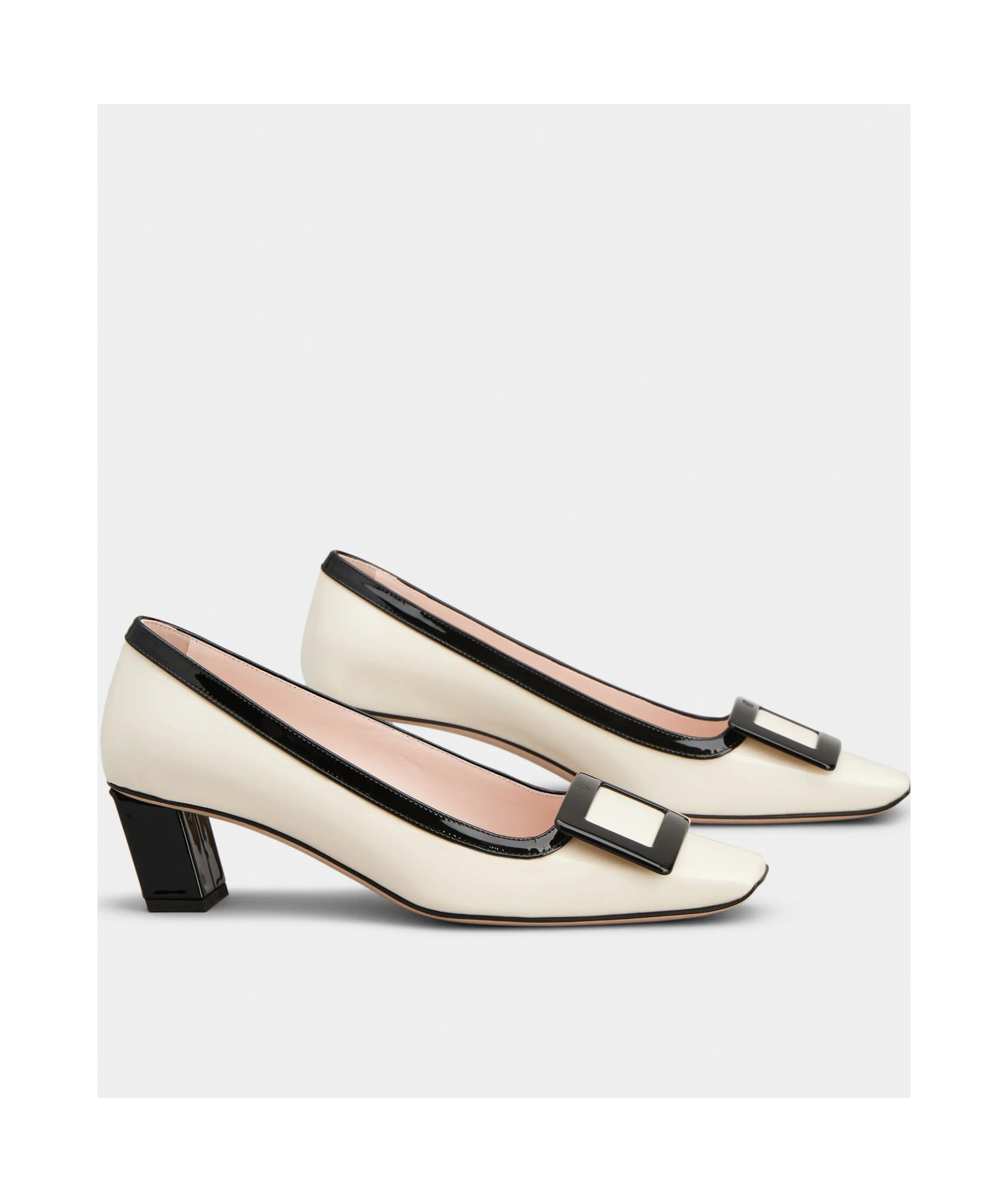 ROGER VIVIER BELLE VIVIER PUMPS IN PATENT LEATHER