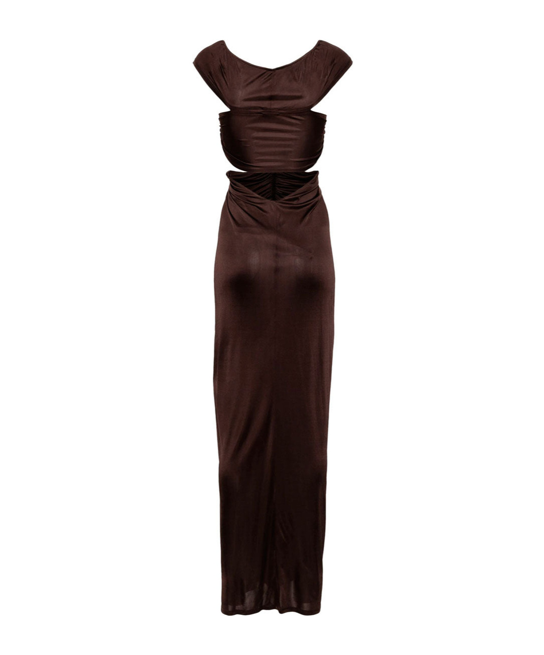 Atlein Cut-out Maxi Dress In Black