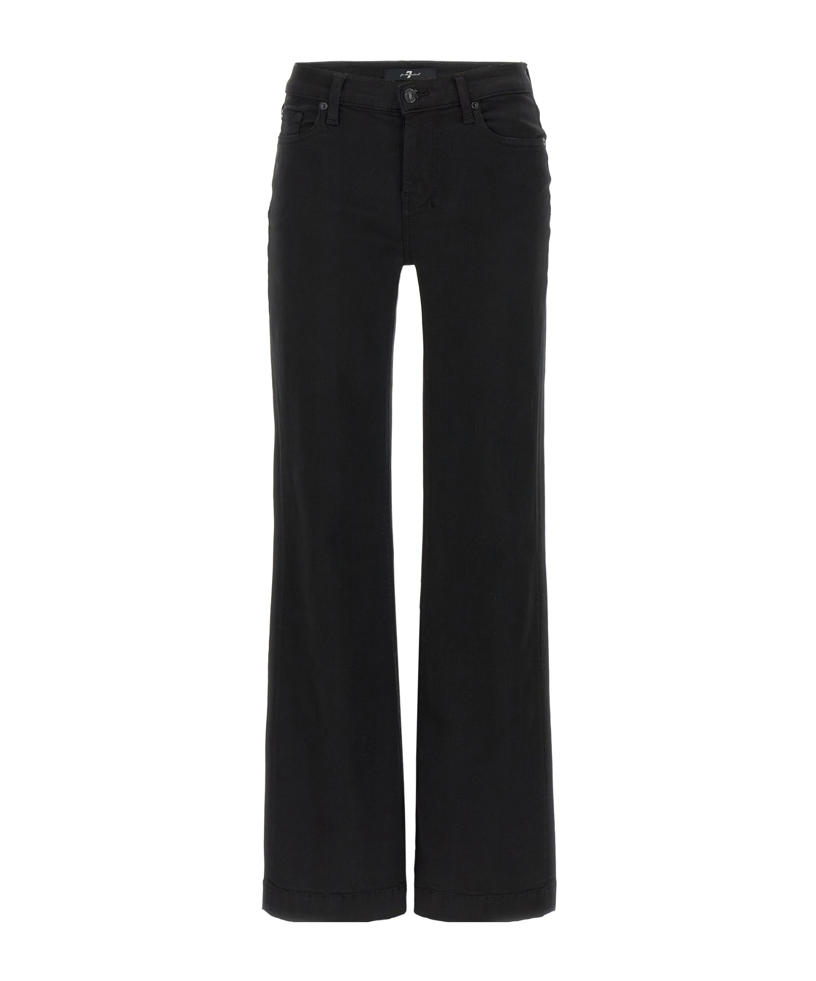 7 For All Mankind Tailorless Dojo Jeans With Front And Back Pockets In Black