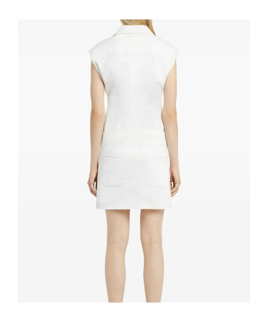 Shop Courrèges Sleeveless Shirt In White