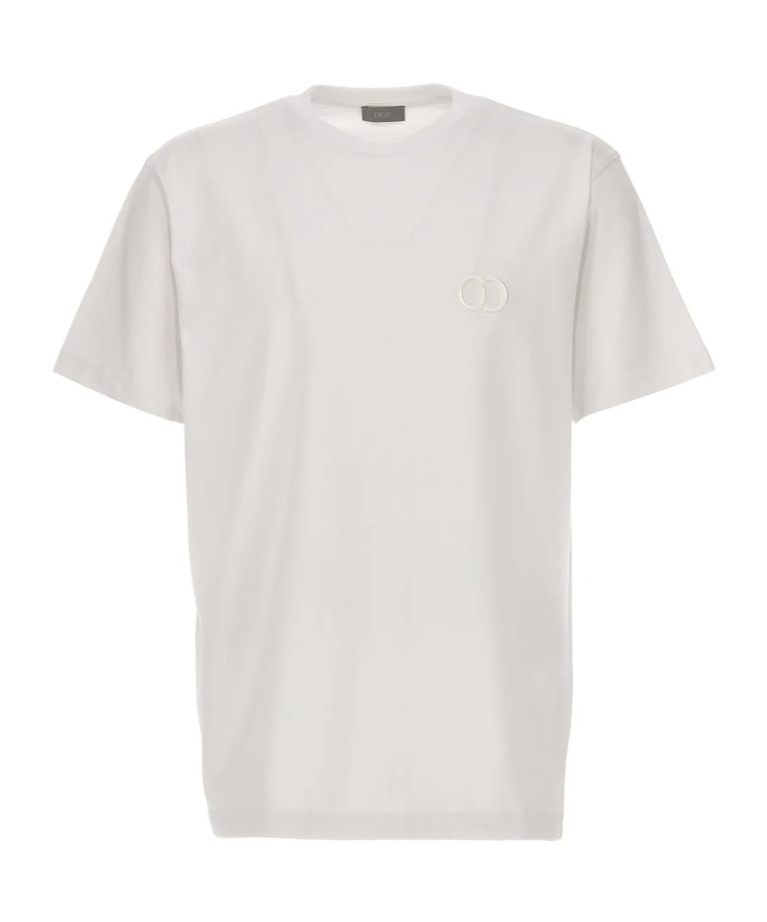 Dior Homme Logo Detailed Crewneck T-shirt In Gray