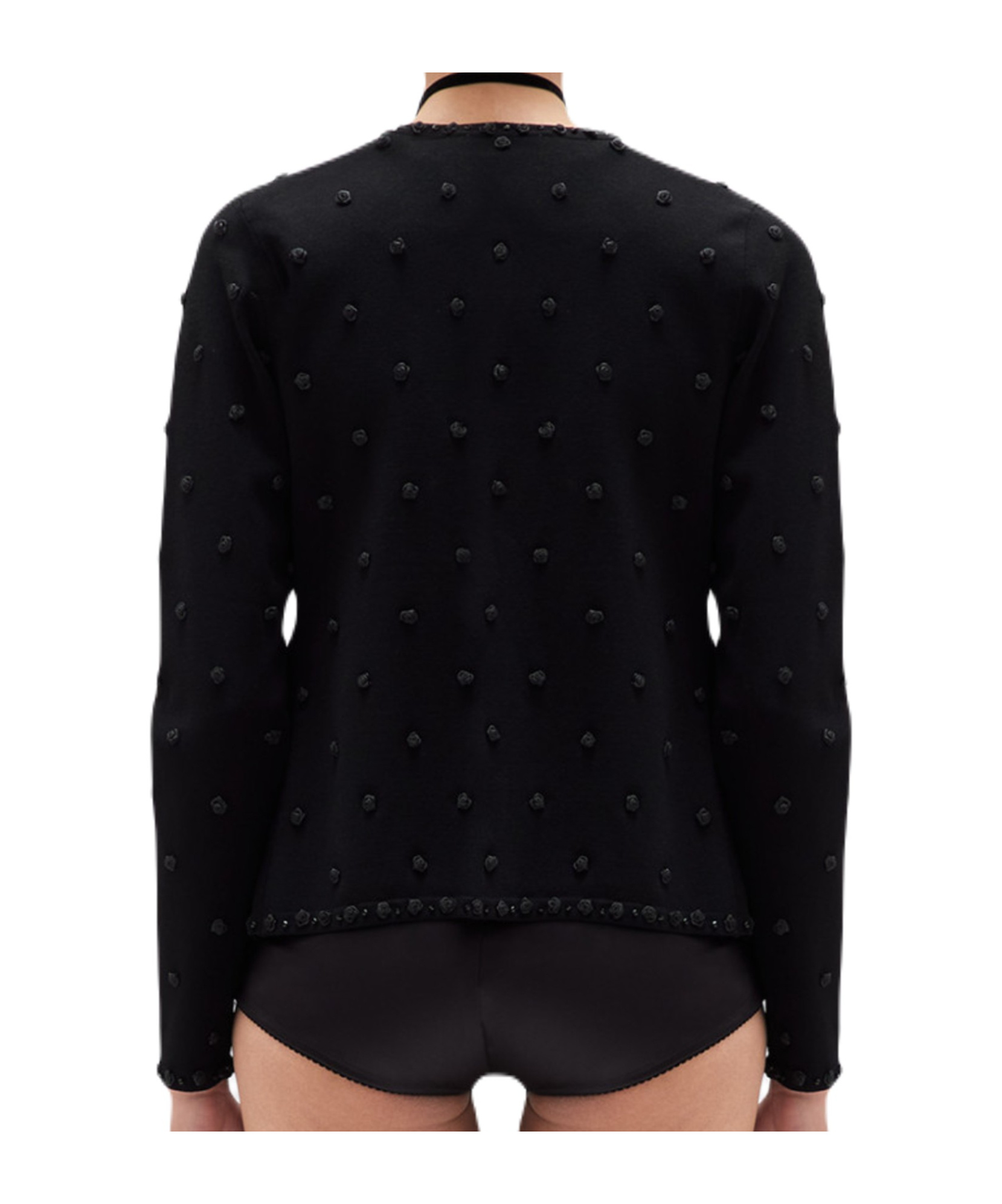 Blugirl Floral-appliqué Cardigan And Top Set