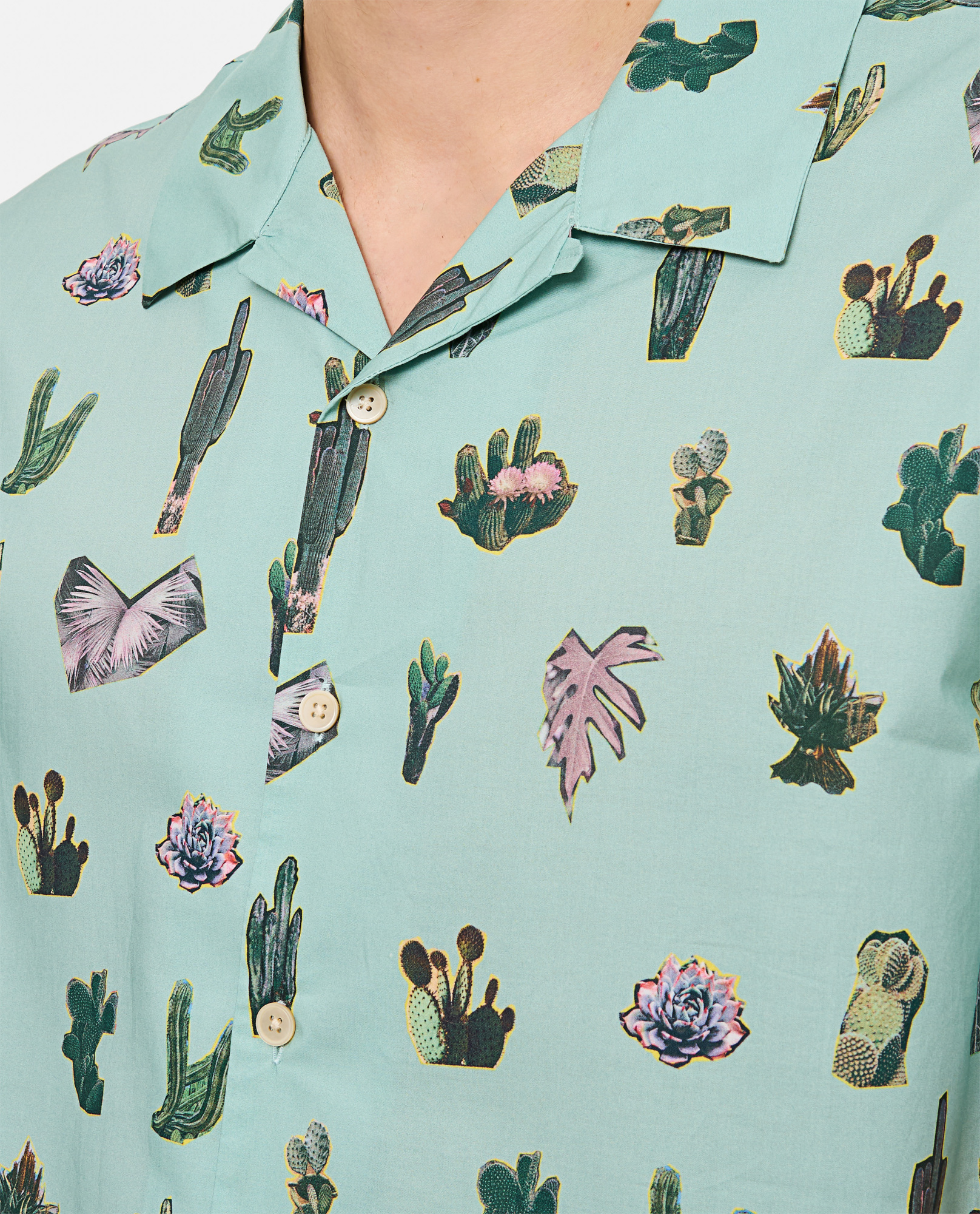 Ps By Paul Smith Ps Paul Smith Printed Shirt In White