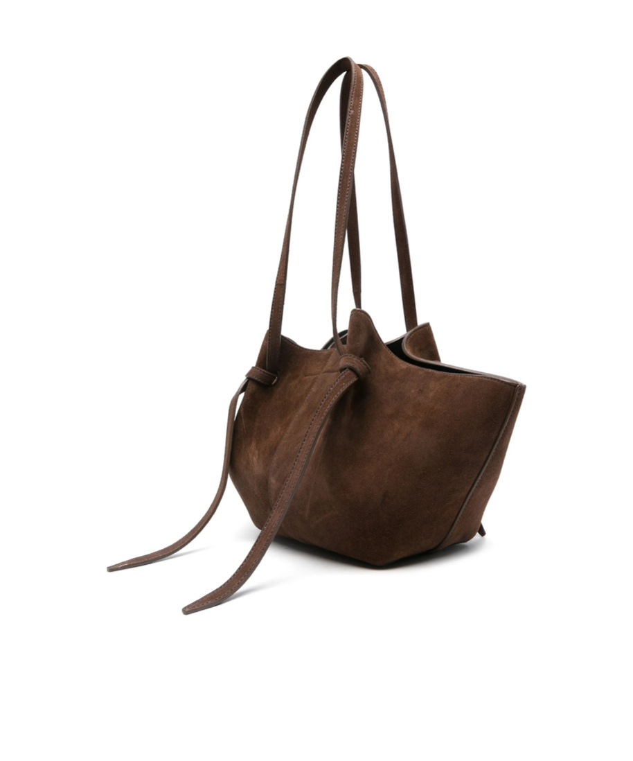 Yuzefi Suede Tote Bag In Brown