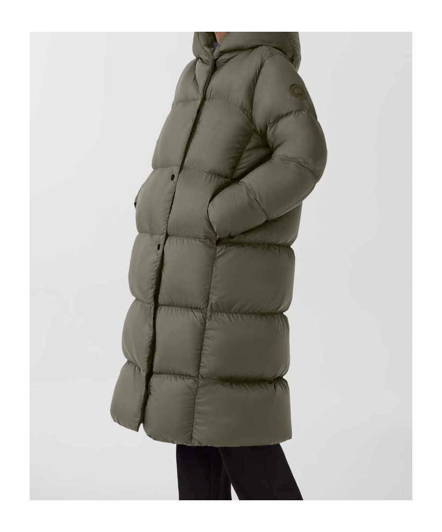 Canada Goose Rhoda Down Parka Coat In Green