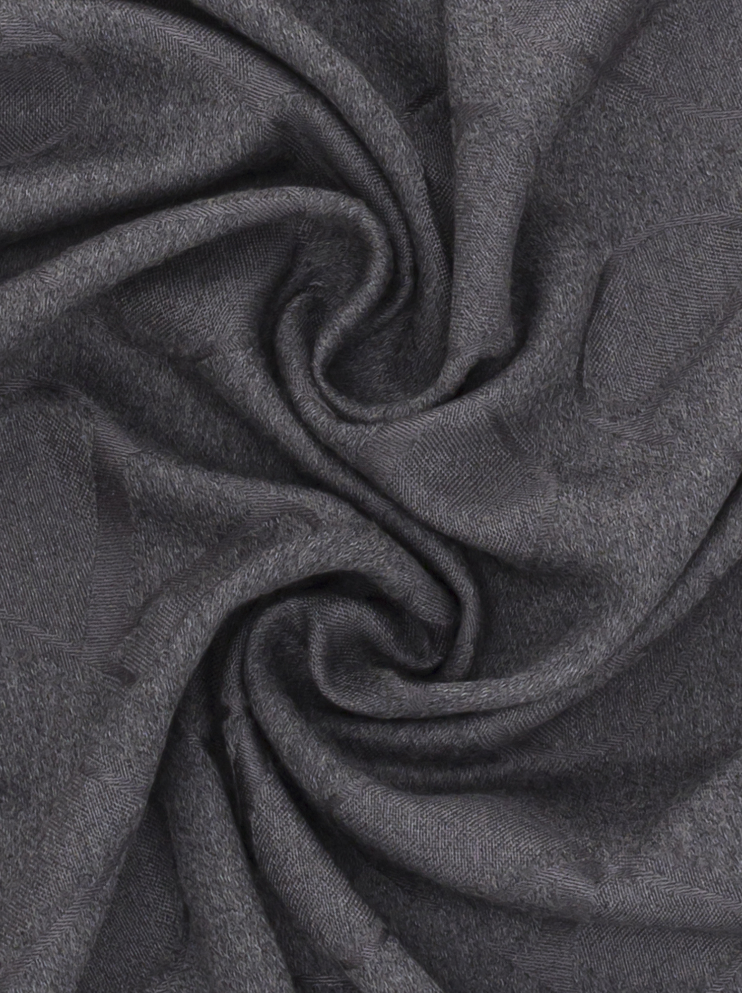 Valentino Fringed Silk Scarf In Black