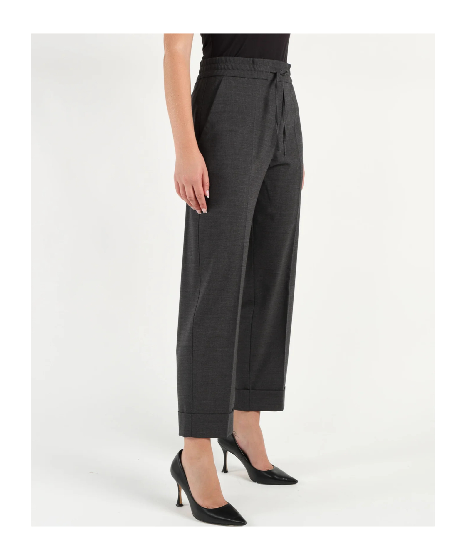 P.a.r.o.s.h Drawstring Trousers In Black