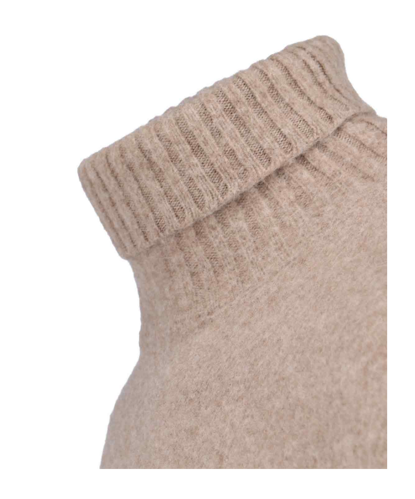 Drumohr Turtleneck Jumper In Nude