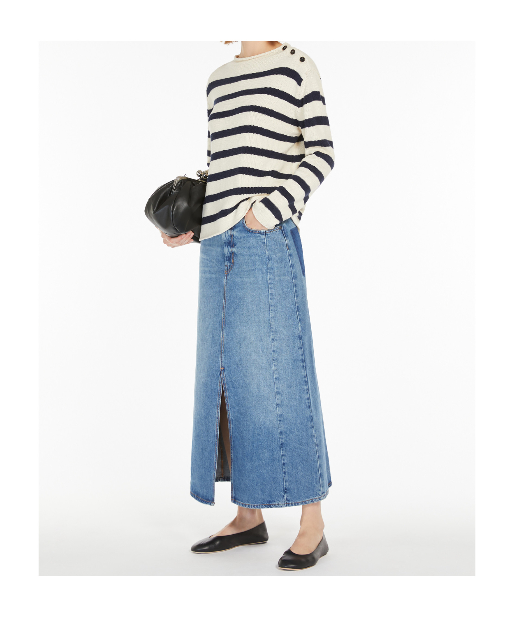 Weekend Max Mara Women's Vibo Sweater Navy | Size Xs | 2515361201600020 In White