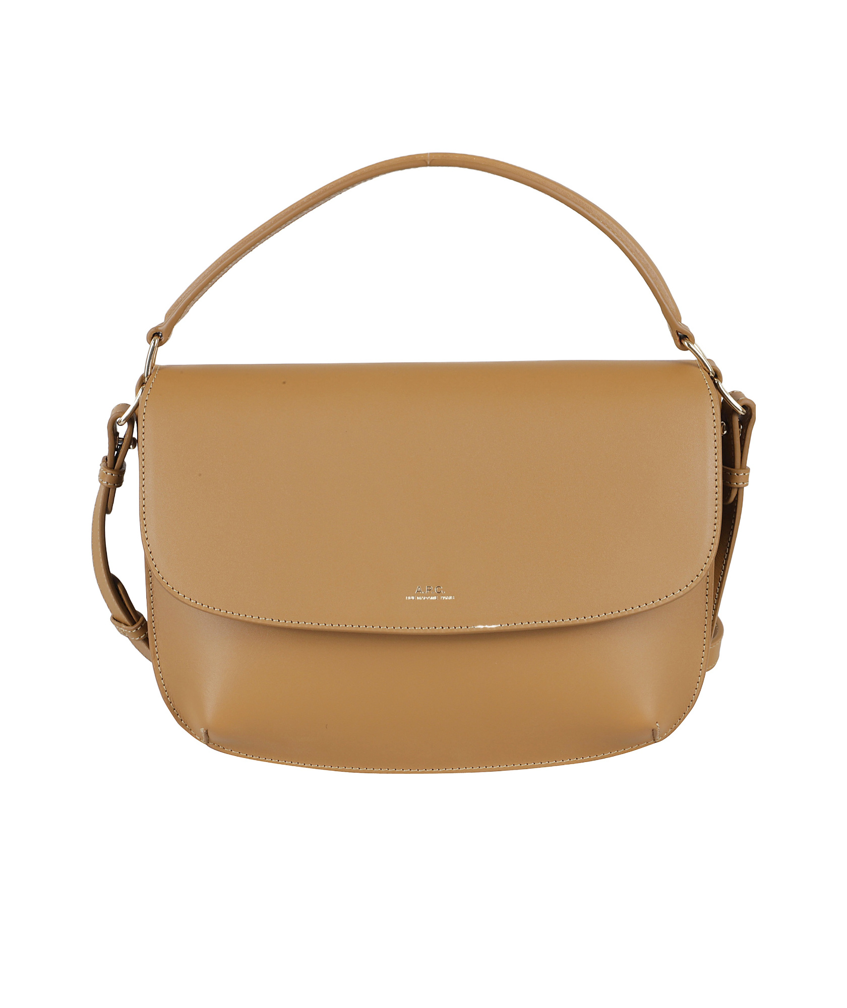 Apc Flip Shoulder Bag In Nude