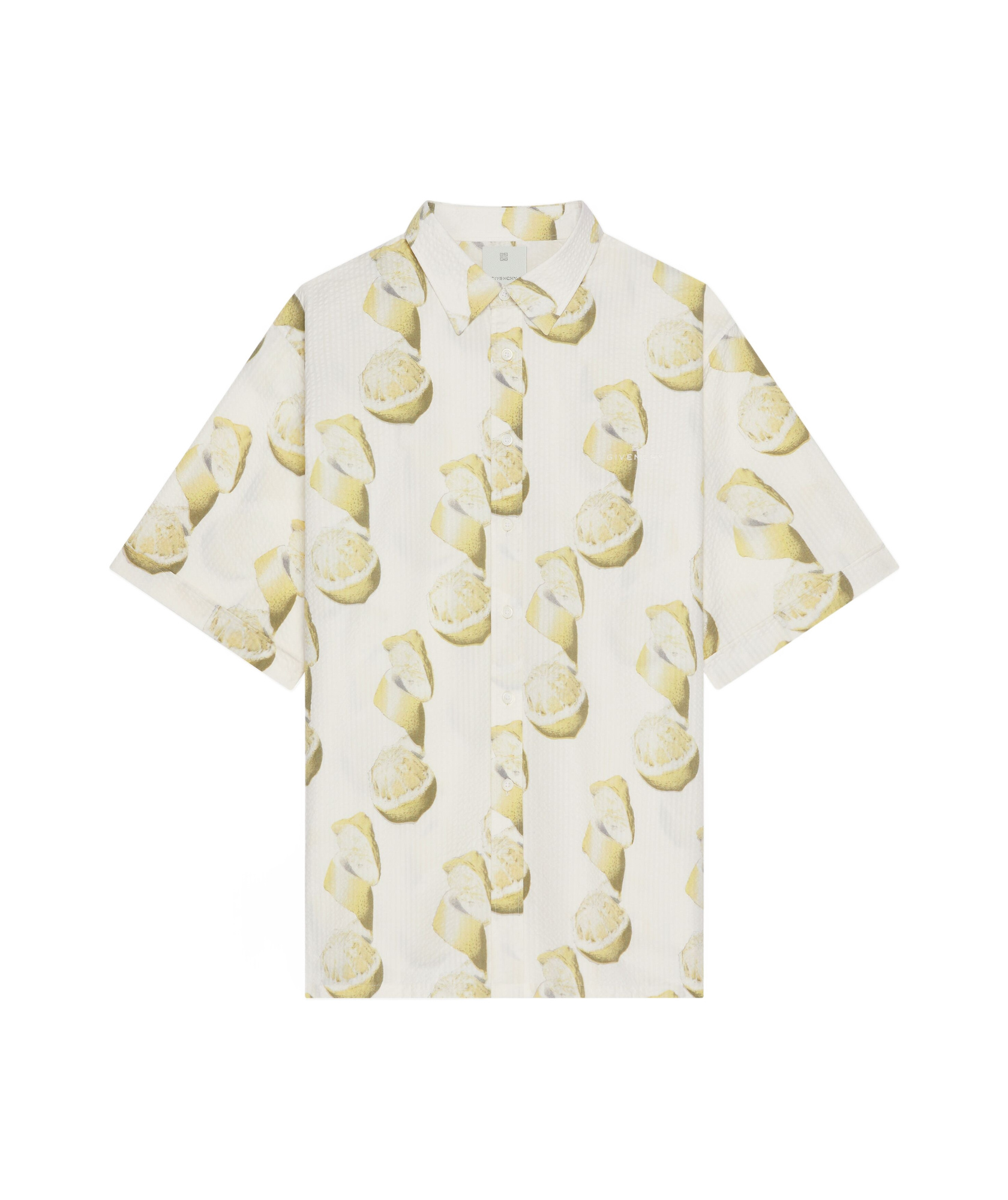 Givenchy Printed Short-sleeved Shirt In White