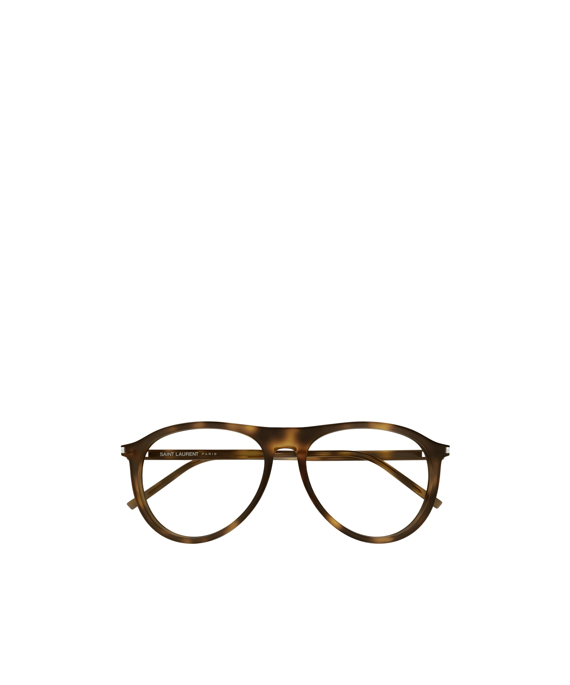 Saint Laurent Tortoiseshell Pilot-frame Sunglasses In Brown