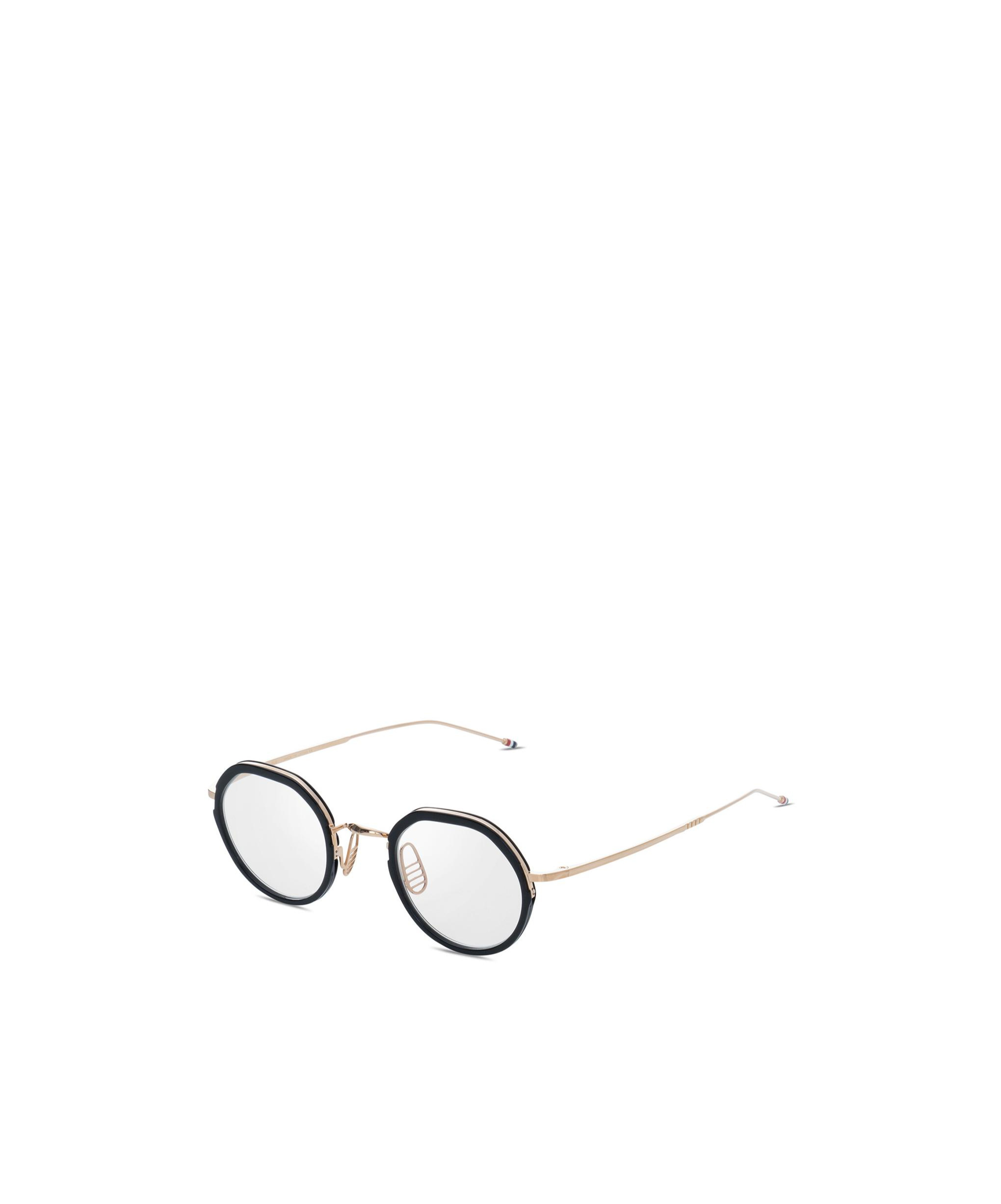 Thom Browne Round-frame Glasses In White