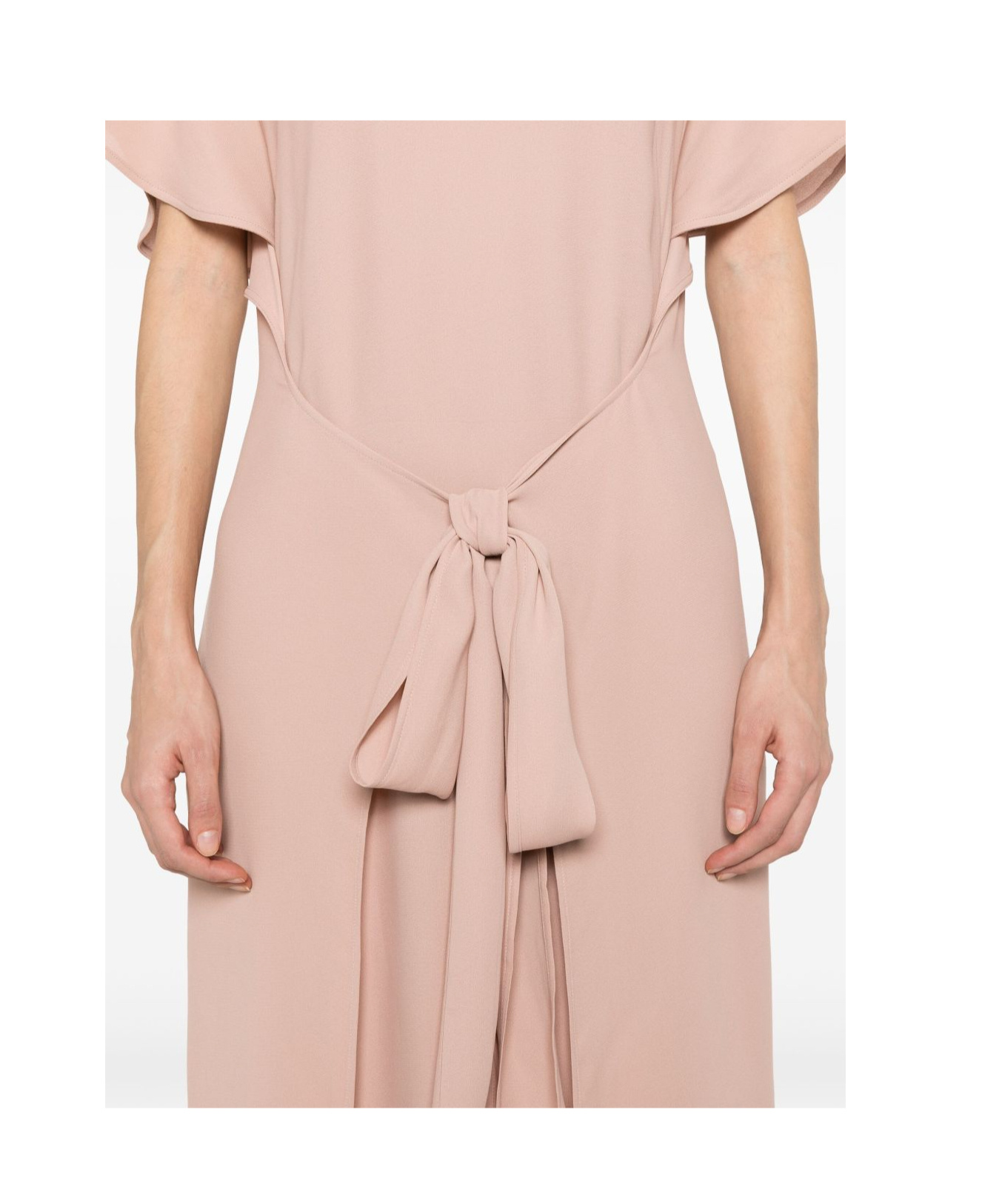 N°21 Short Sleeve Dress In Nude