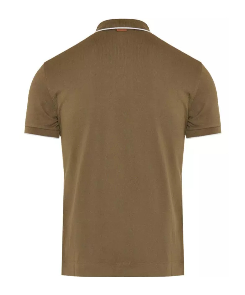 ZEGNA SHORT-SLEEVED POLO SHIRT