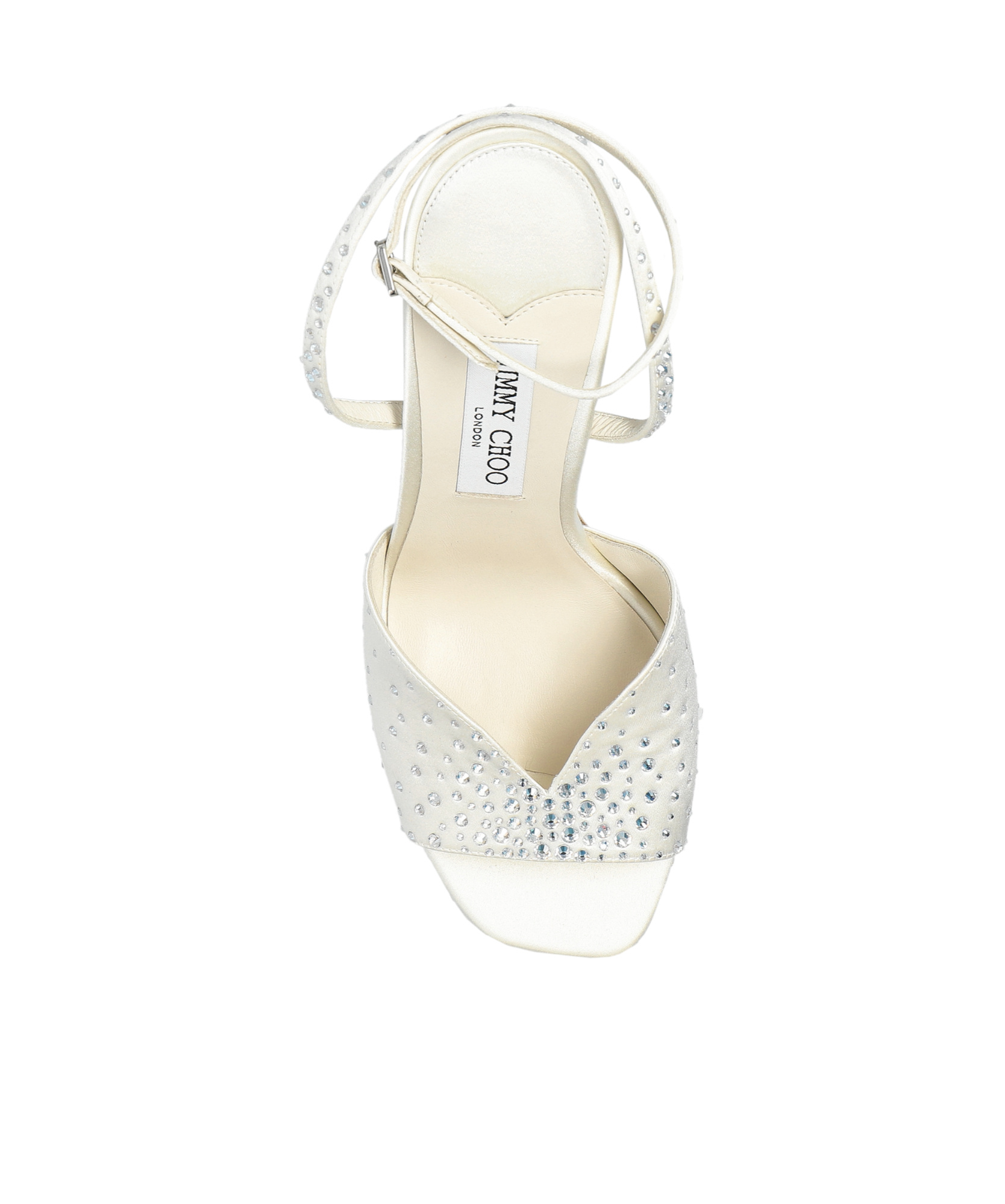 Jimmy Choo 125mm Karli Sandals In White