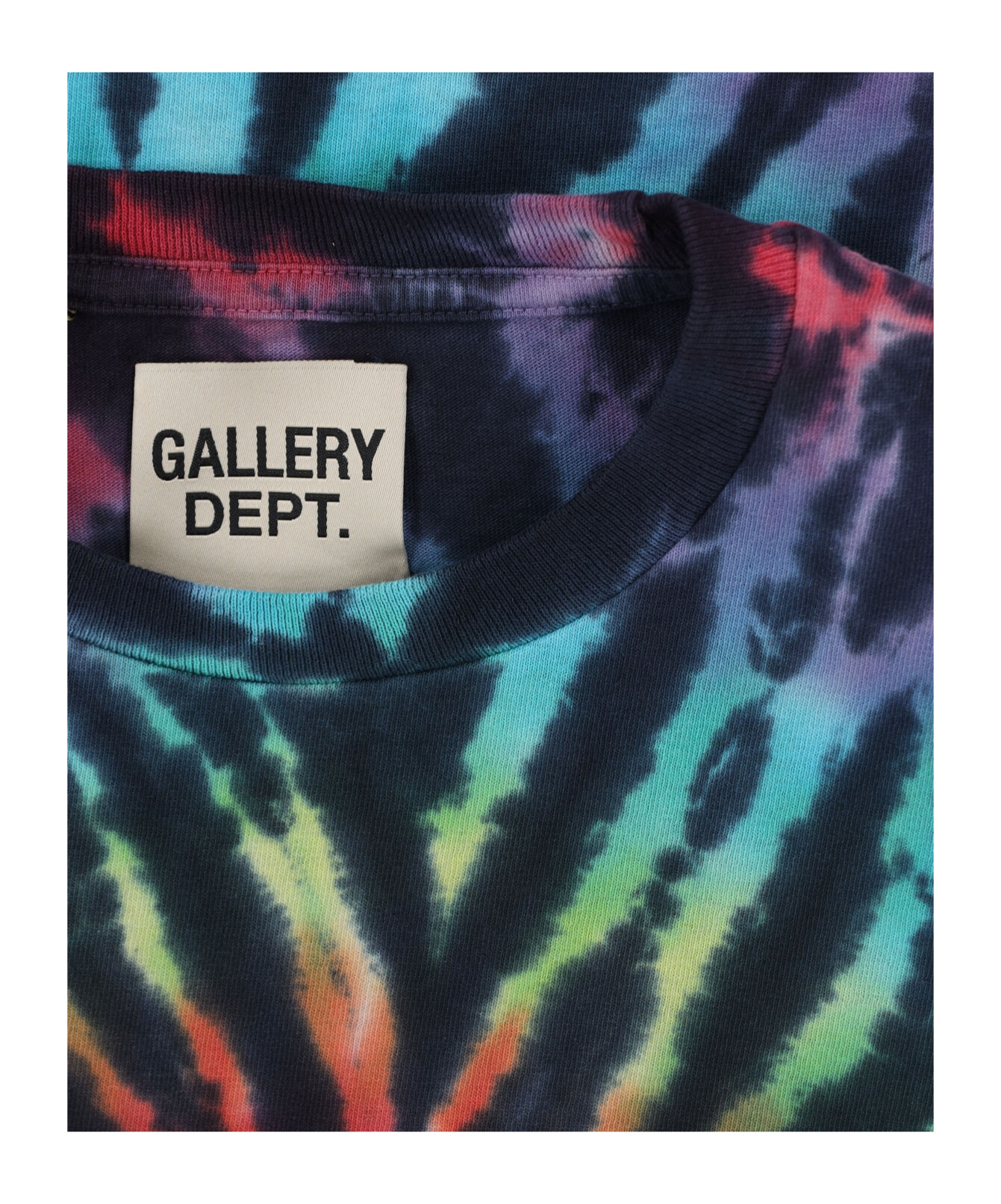 Gallery Dept. Multicolor Tie-dye T-shirt With Logo Prints