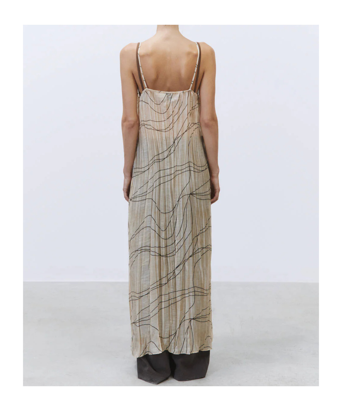 Alysi Mediterranean Dress Long Meringue Vest