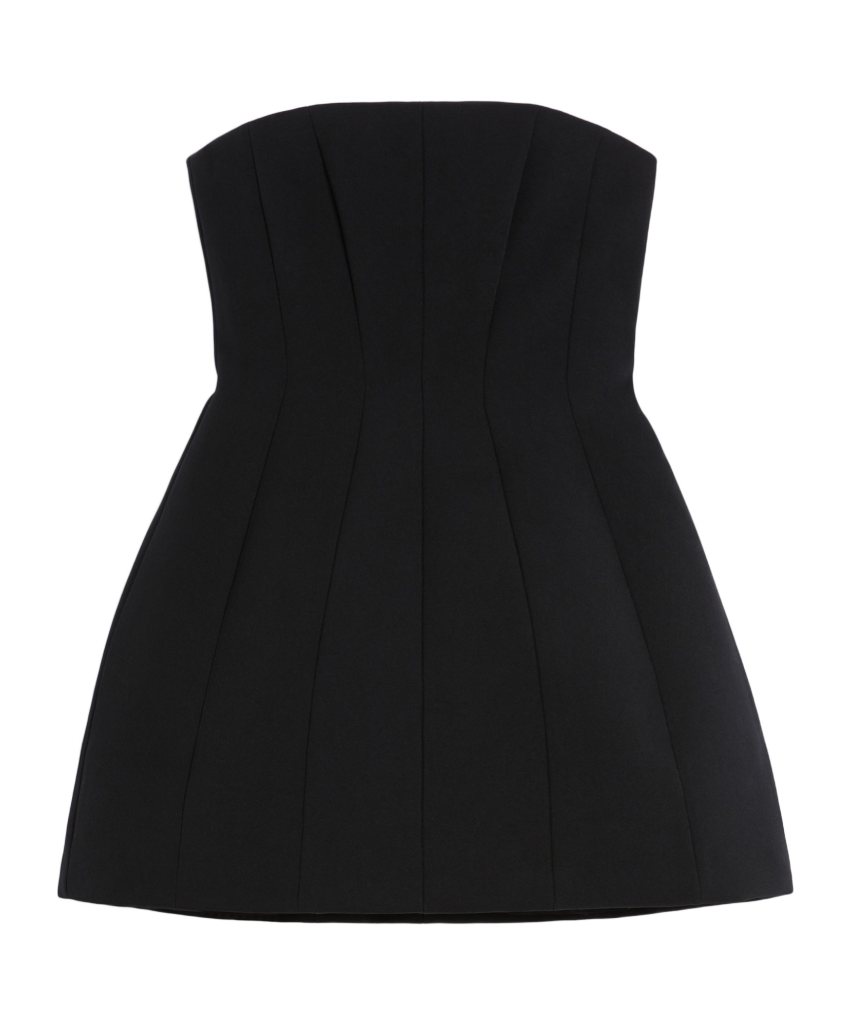 Max Mara Betel Strapless Paneled Mini Dress