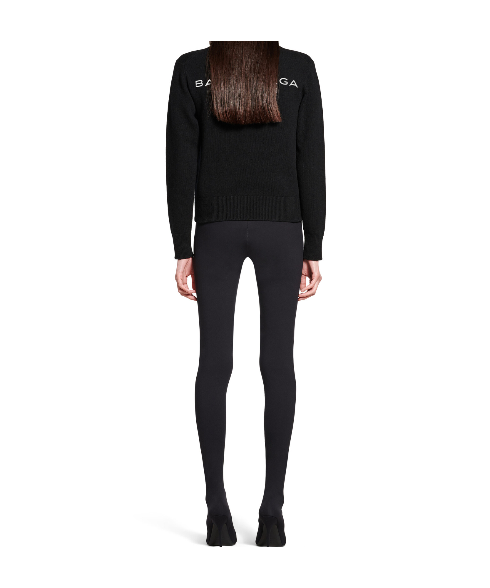 Balenciaga Wool Jumper In Black