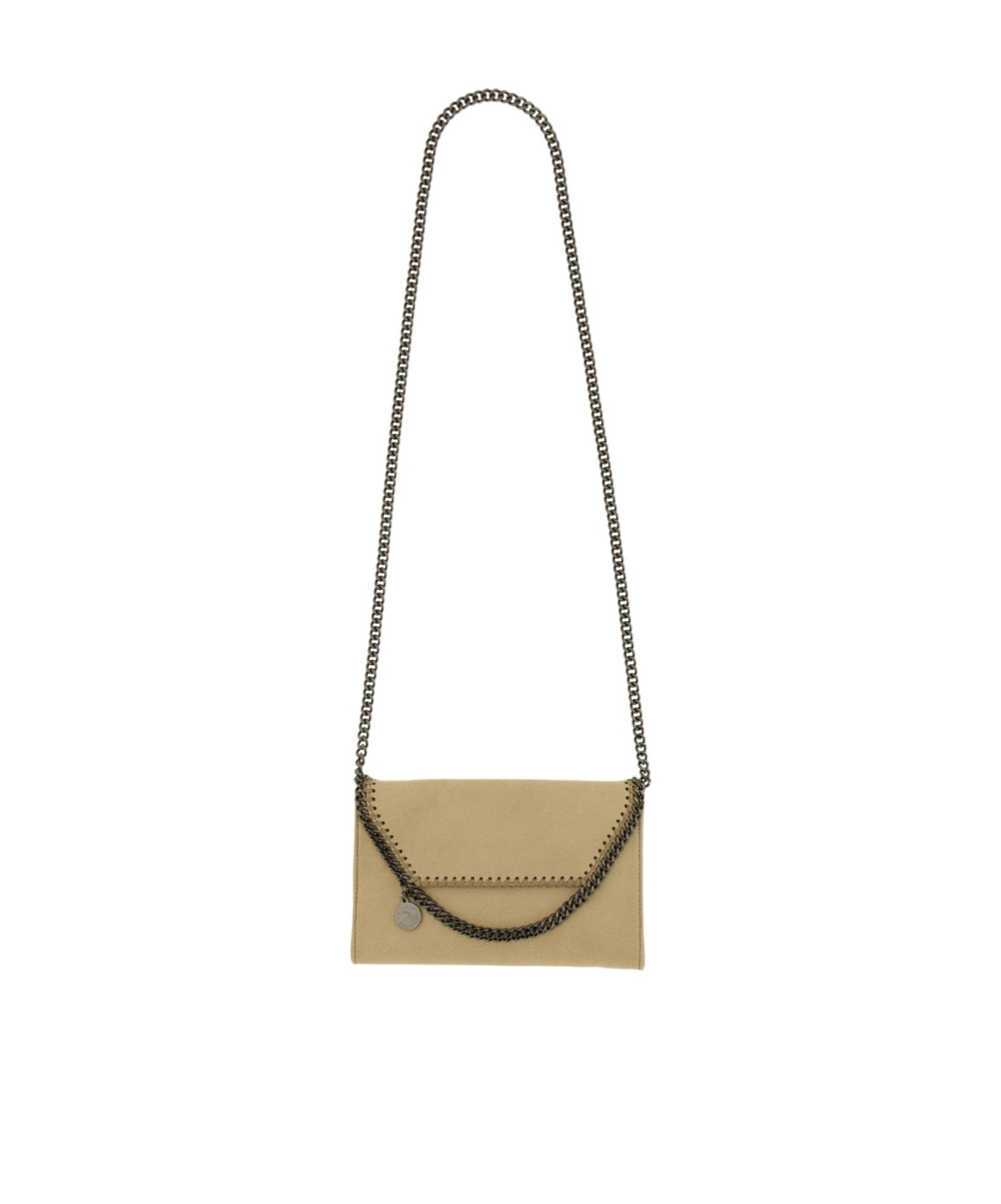 Stella Mccartney Flip Shoulder Bag In Nude