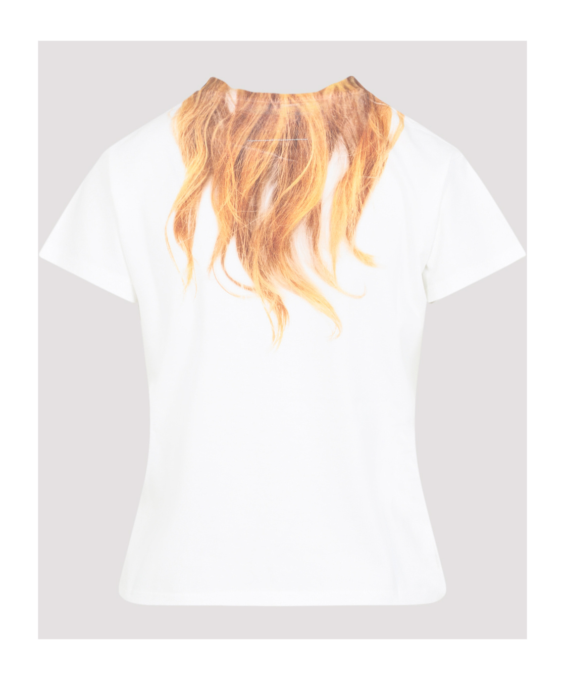 Mm6 Maison Margiela Patterned Crewneck T-shirt In White