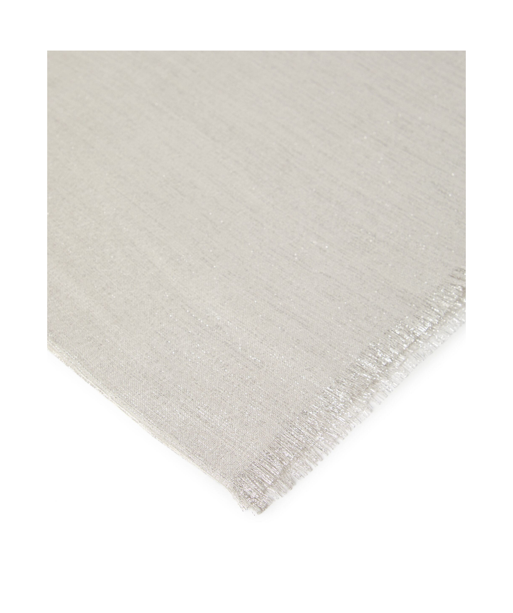 Brunello Cucinelli Sparkling Cashmere-silk Scarf In White