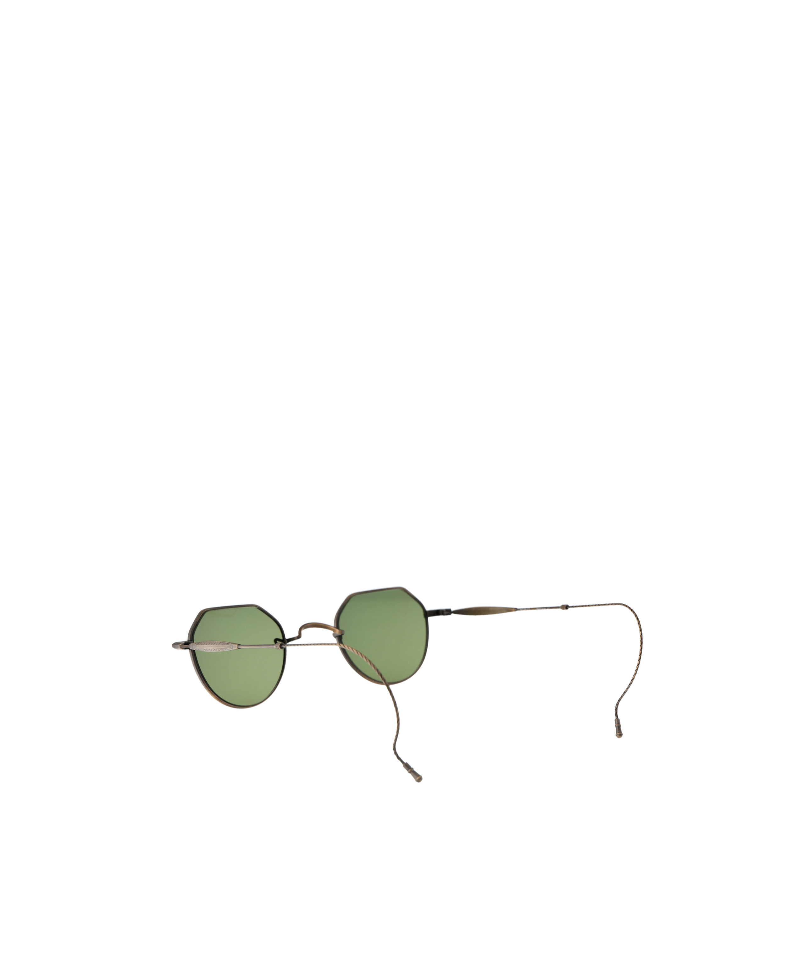 Matsuda Geometric Frame Sunglasses In Green