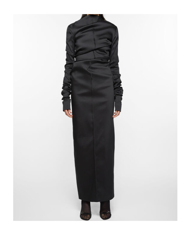 Acne Studios Pendant Dress In Black