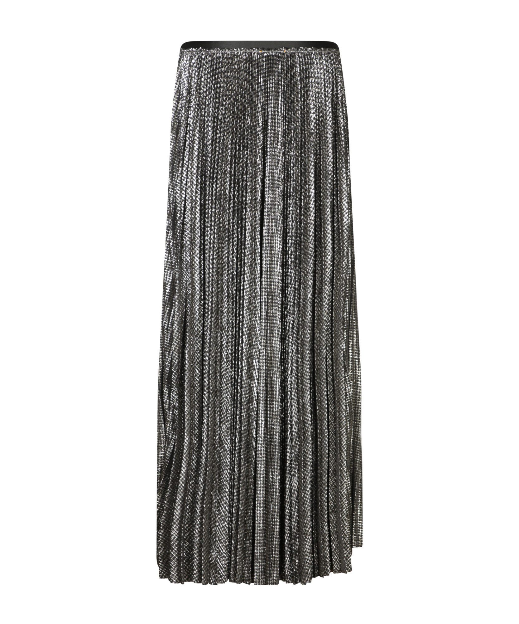 Forte Forte Black Laminated Soleil Long Skirt