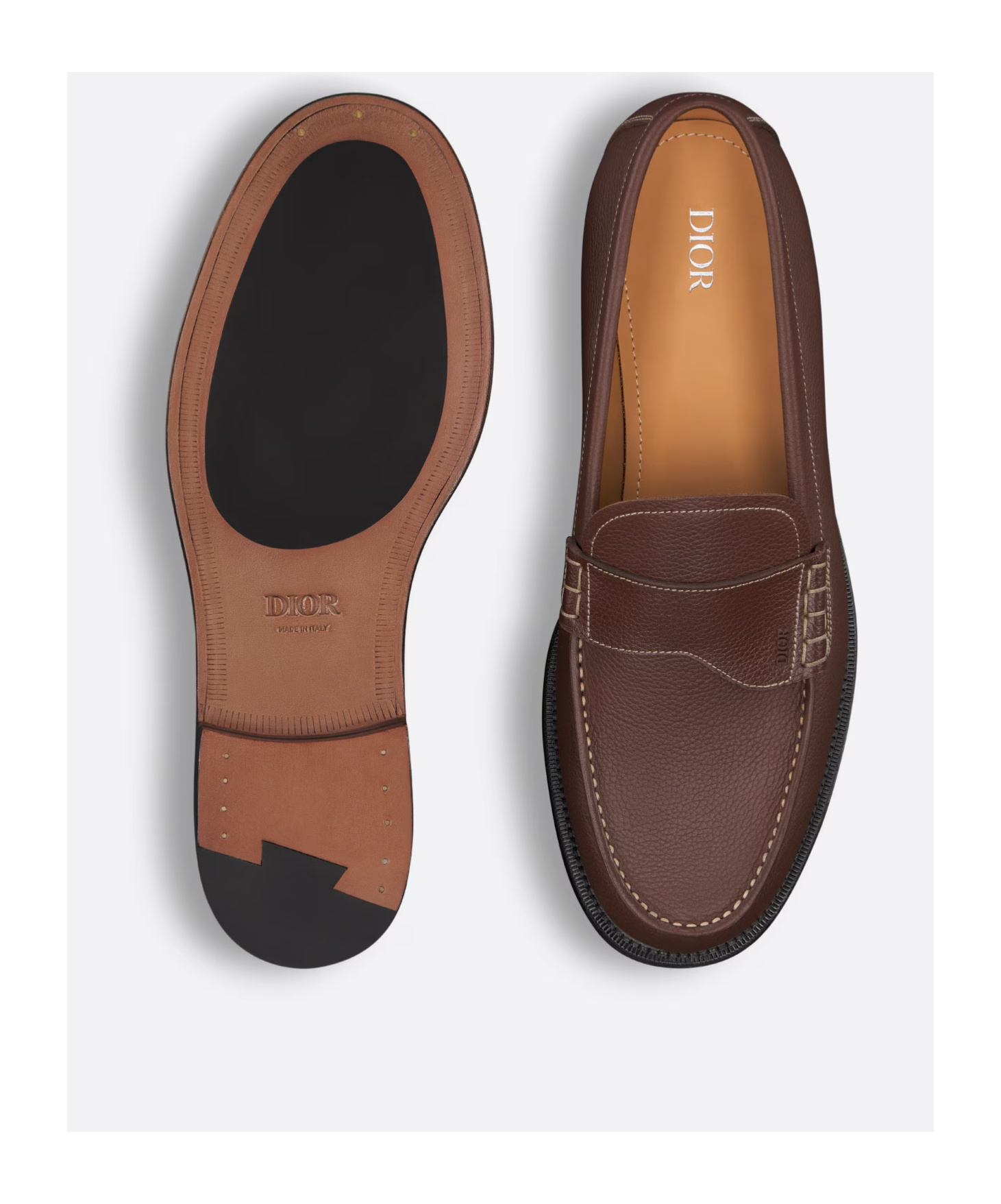 Dior Granville Loafers In Black