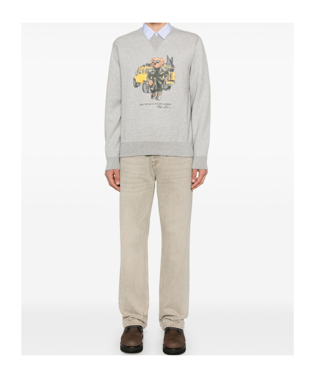 Shop Polo Ralph Lauren Polo Bear Sweatshirt In White