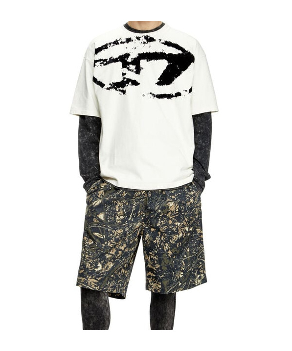 Diesel Short-sleeved T-shirt In White