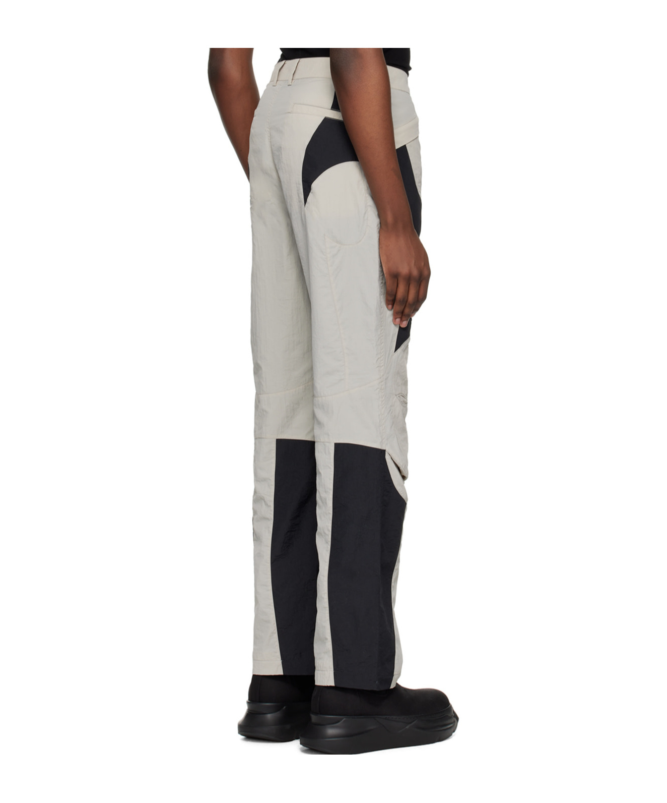 Kusikohc Gray Rider Trousers In Black
