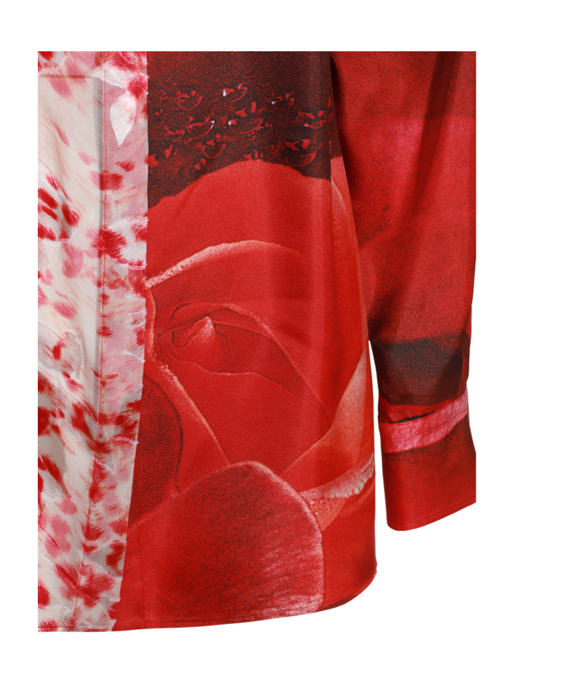 Roberto Cavalli Long-sleeved Shirt In Red