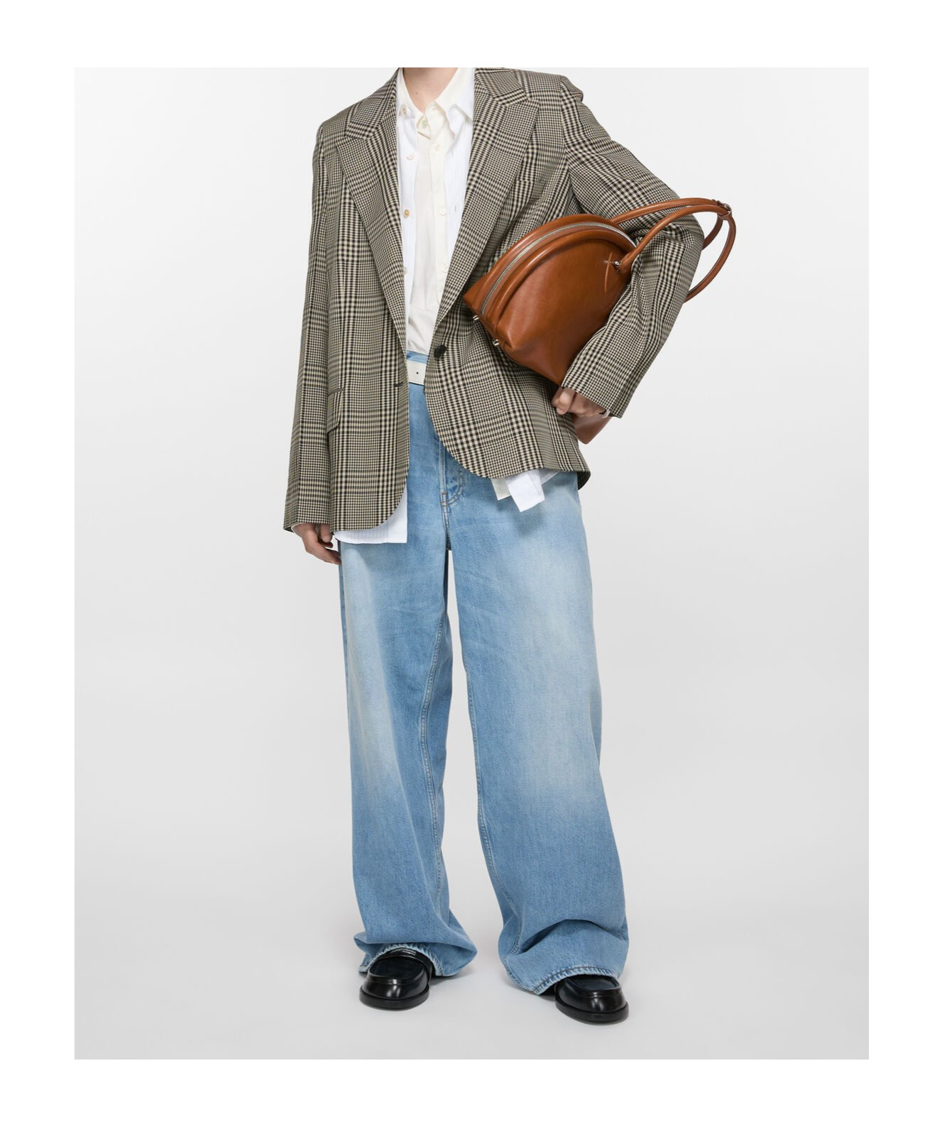 Acne Studios Single-breasted Jacket - Regular Fit In Multicolor