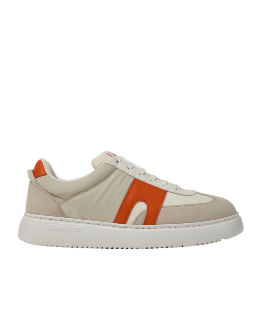 Camper Runner K21 Round-toe Leather Sneakers In Nude