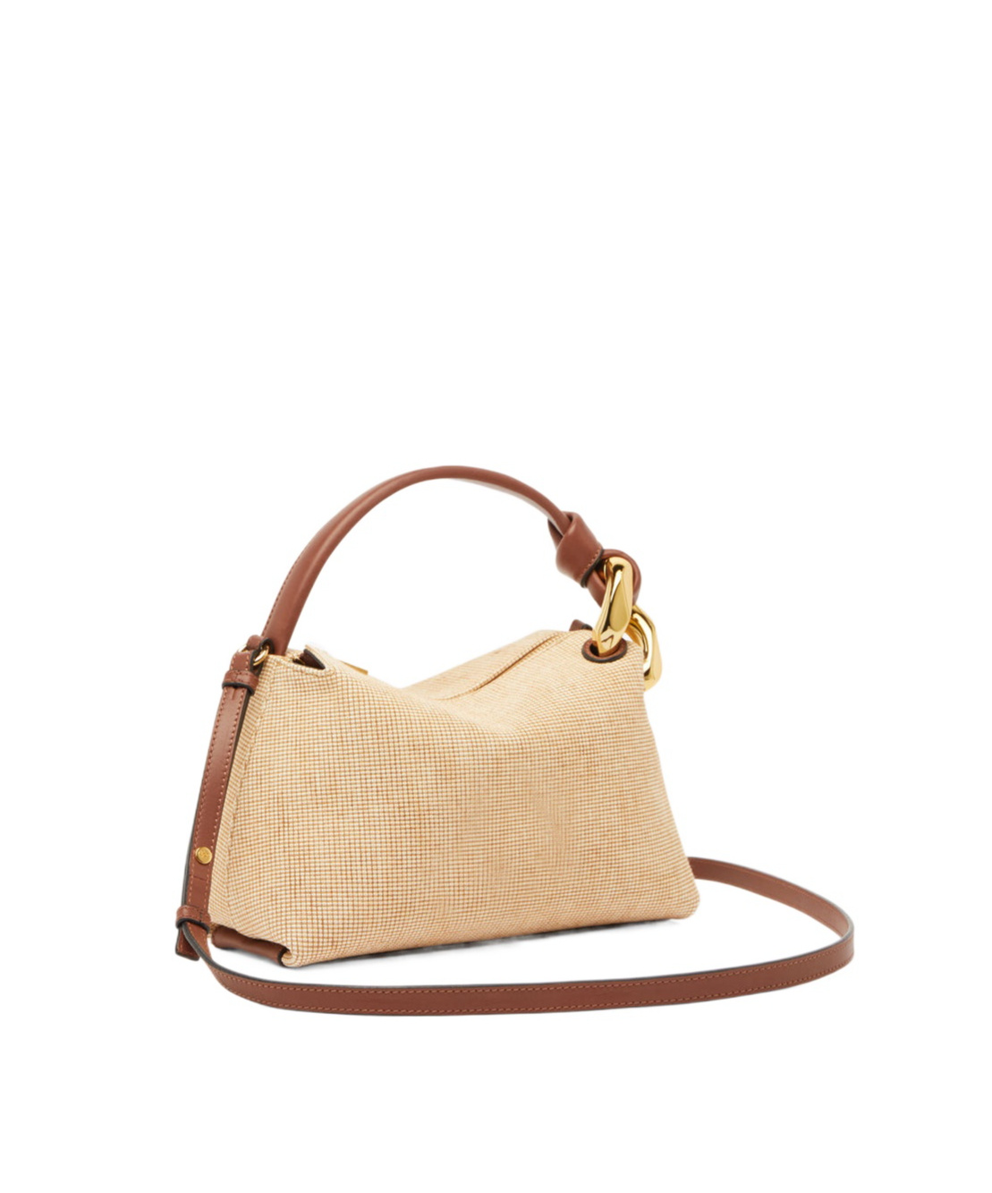 Jw Anderson Small Jwa Corner Bag In Nude