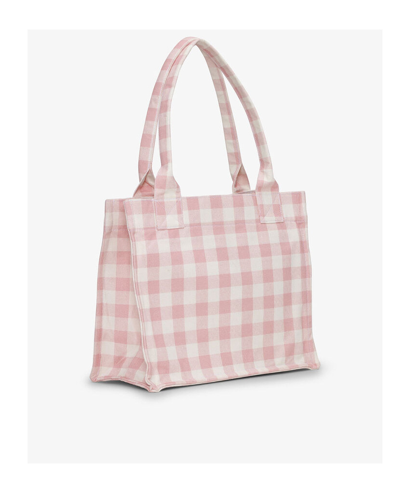 Ganni Large Vichy Check Tote
