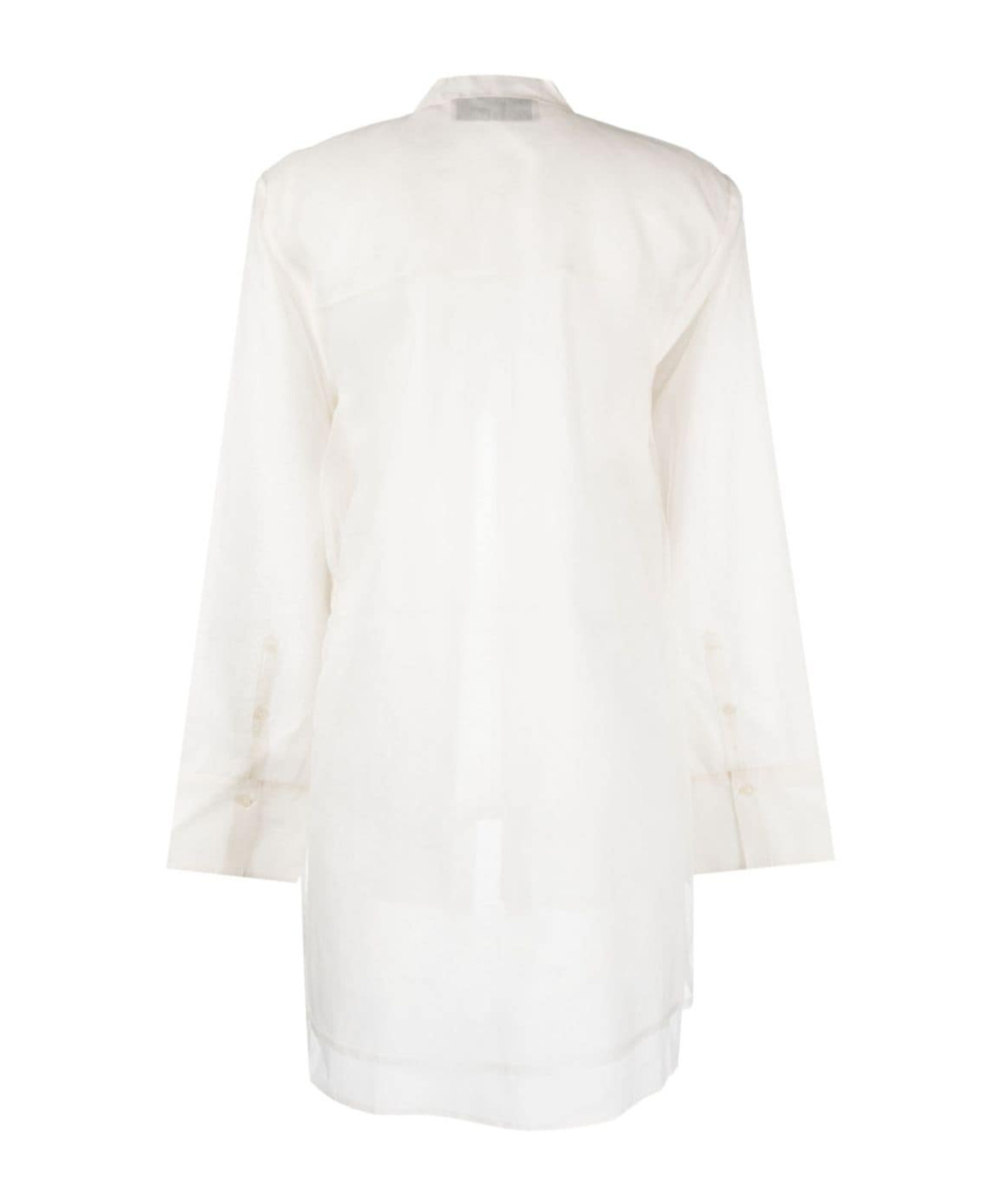 Rohe Róhe Double Layered Organza Top In White