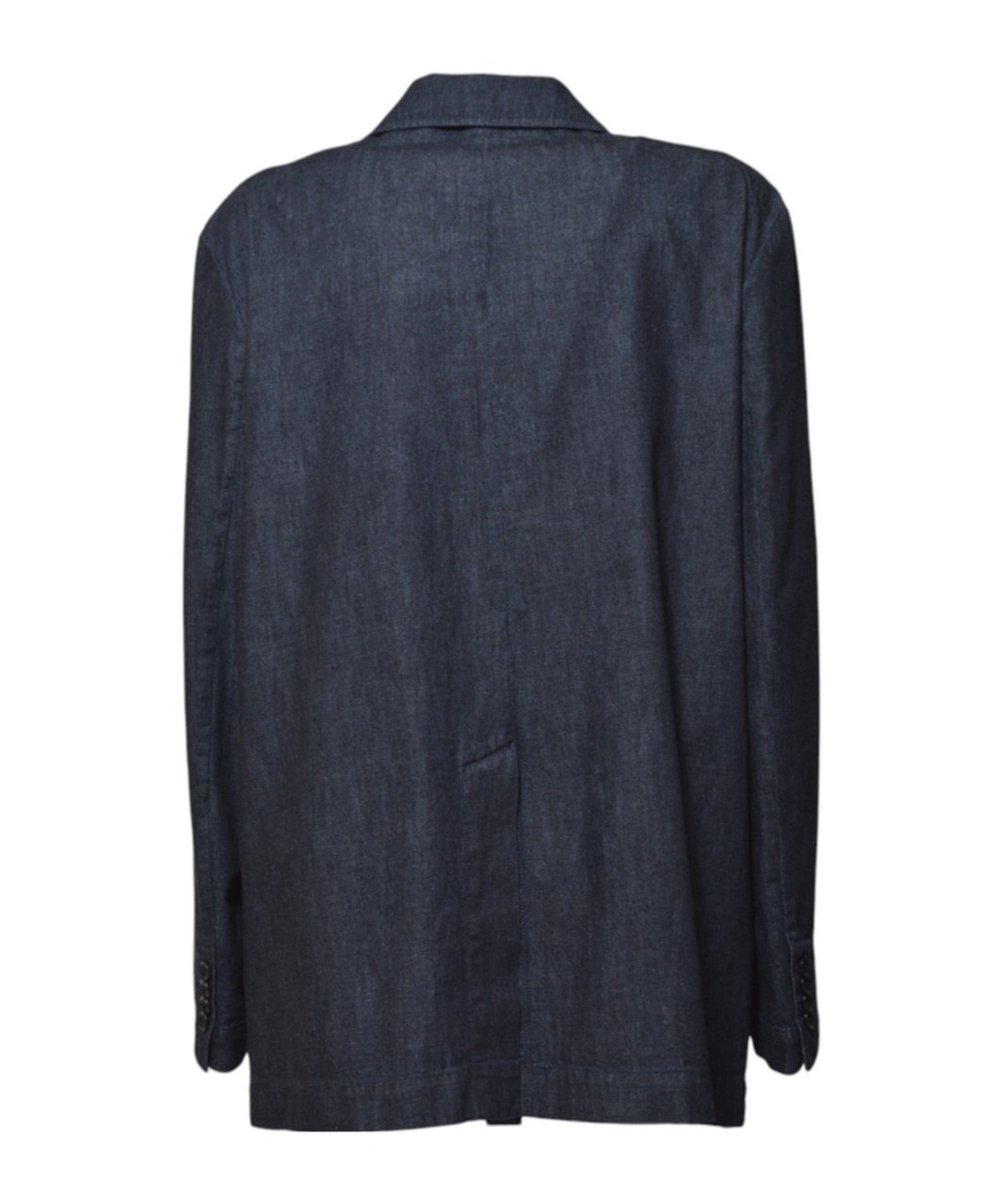 Aspesi Double-breasted Long Sleeved Denim Blazer