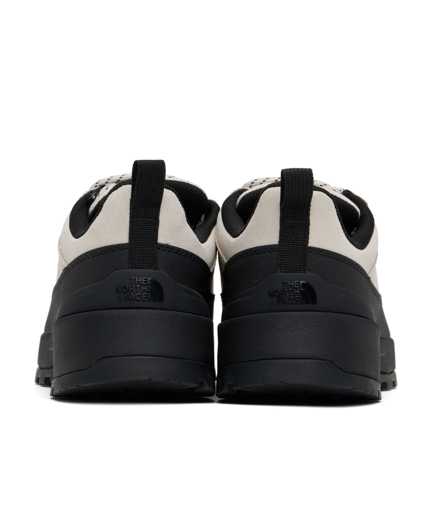 The North Face Off-white Glenclyffe Urban Low Sneakers In White Dune/tnf Black