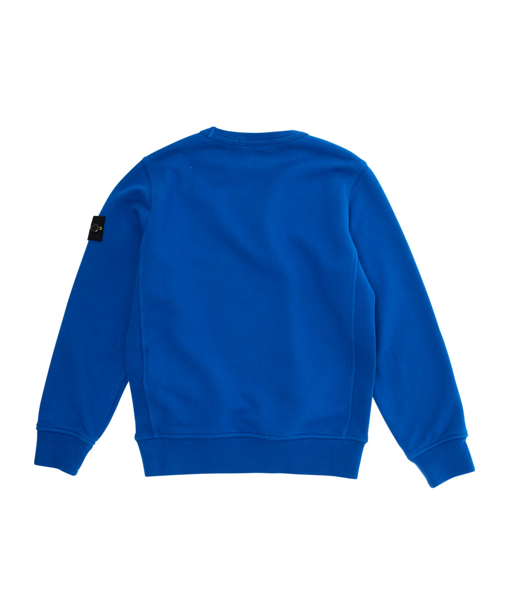 Stone Island Logo Badge Crewneck Sweatshirt In Multi