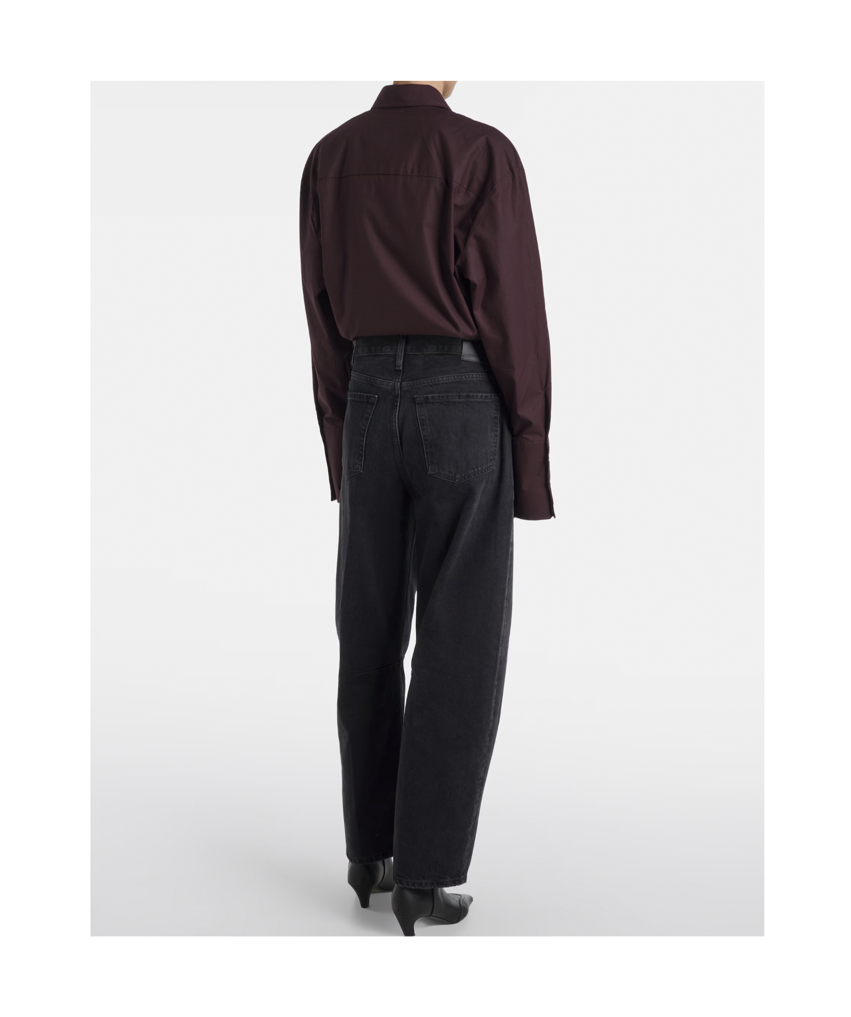 Citizen Of Humanity High-rise Wide-leg Jeans Belt Loops In Blue